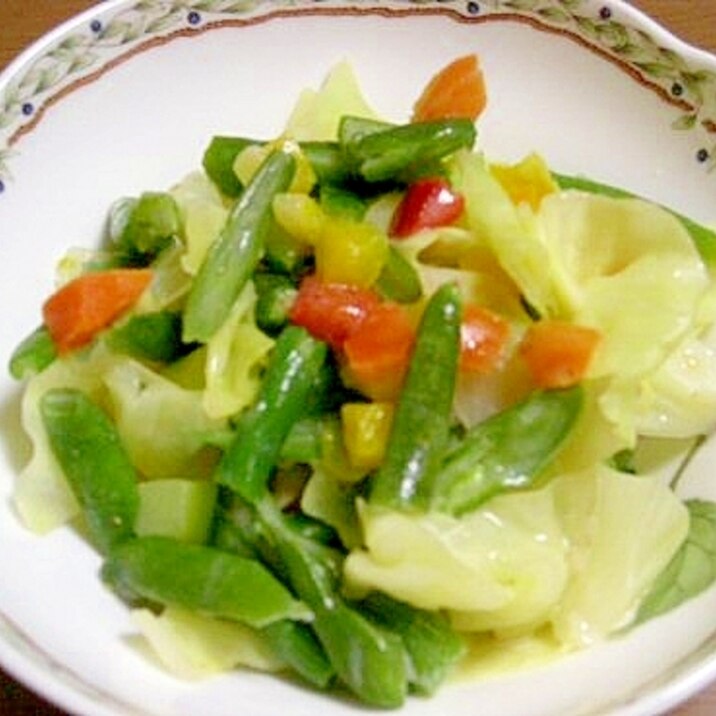 キャベツといんげんのサラダ レシピ 作り方 By ココアケア 楽天レシピ